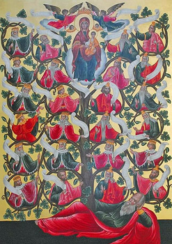 Icoana Maicii Domnului Arborele lui Iesei